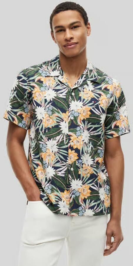 Tommy Hilfiger regular fit vrijetijdsoverhemd van katoenmix - Foto 4