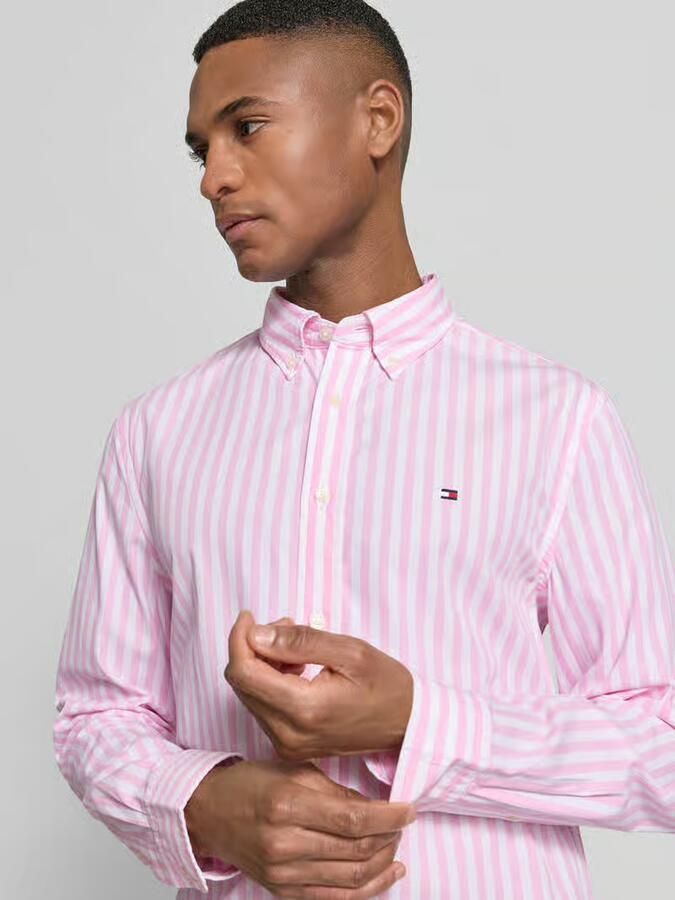 Tommy Hilfiger Overhemd Lange Mouw FLEX POPLIN CLASSIC STP RF SHIRT - Foto 3