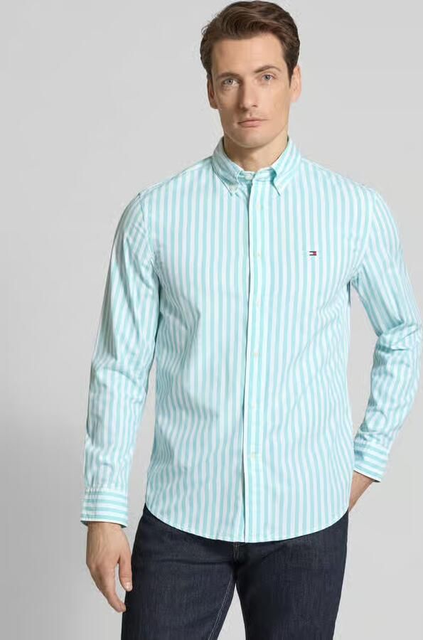 Tommy Hilfiger Regular fit vrijetijdsoverhemd van katoenpopeline - Foto 3