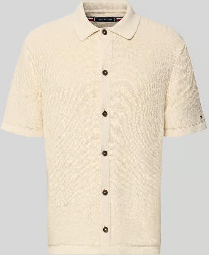 Tommy Hilfiger regular fit vrijetijdsoverhemd van mix van biologisch katoen - Foto 2