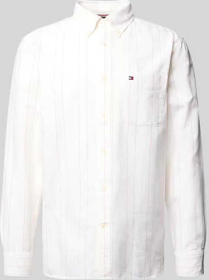 Tommy Hilfiger Regular fit vrijetijdsoverhemd van puur katoen