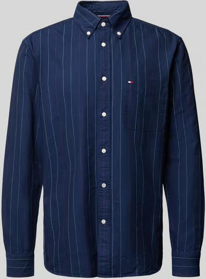 Tommy Hilfiger Regular fit vrijetijdsoverhemd van puur katoen