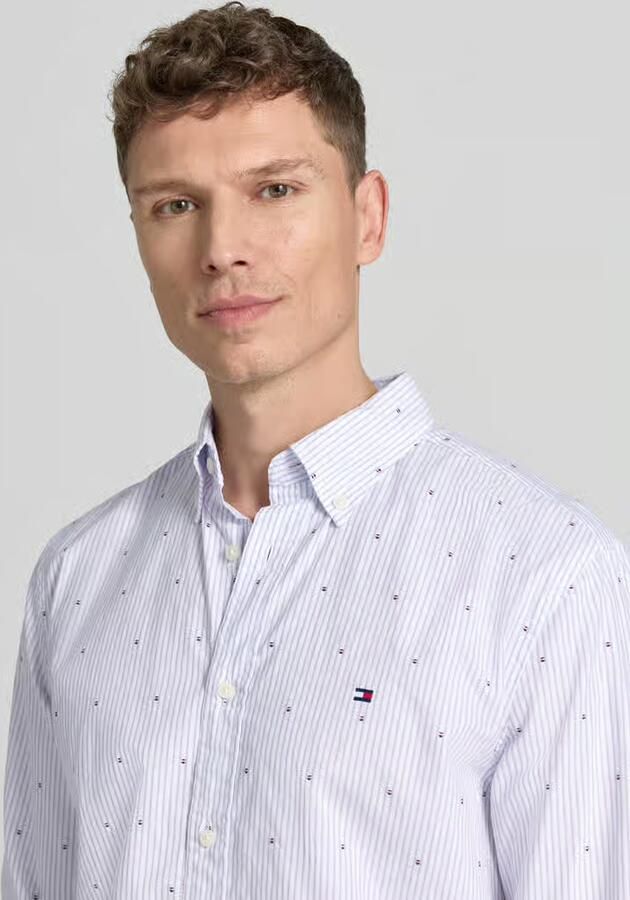 Tommy Hilfiger regular fit vrijetijdsoverhemd van puur katoen
