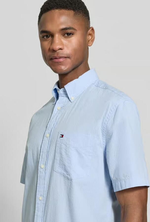 Tommy Hilfiger regular fit vrijetijdsoverhemd van puur katoen