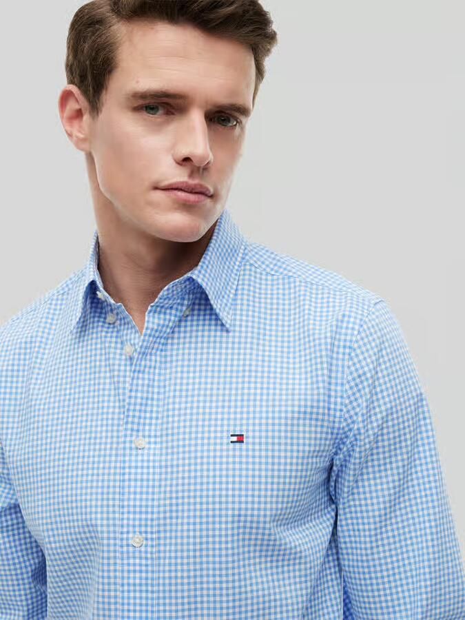 Tommy Hilfiger regular fit vrijetijdsoverhemd van puur katoen