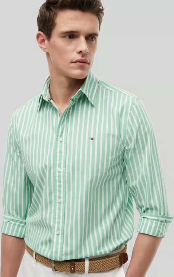 Tommy Hilfiger regular fit vrijetijdsoverhemd van puur katoen
