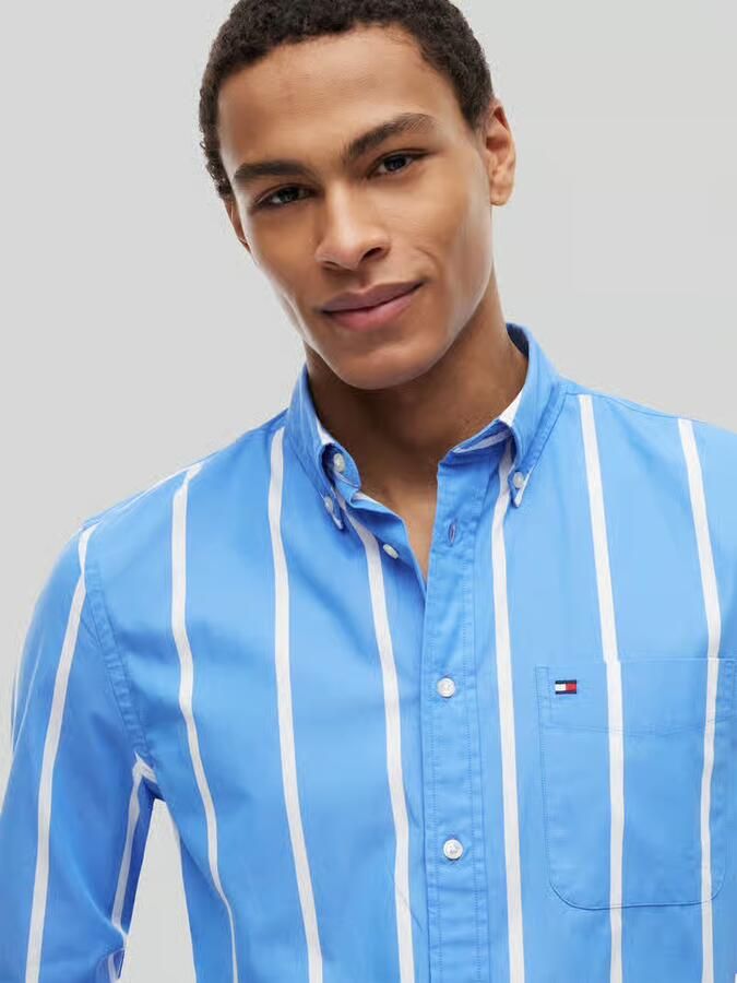 Tommy Hilfiger regular fit vrijetijdsoverhemd van puur katoen