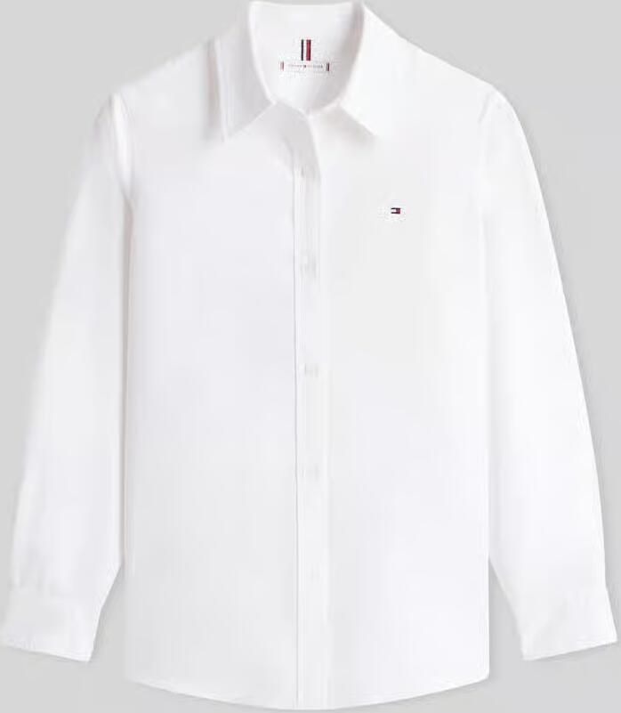 Tommy Hilfiger Overhemdblouse OXFORD RELAXED FIT SHIRT met blousekraag en borduursel - Foto 6