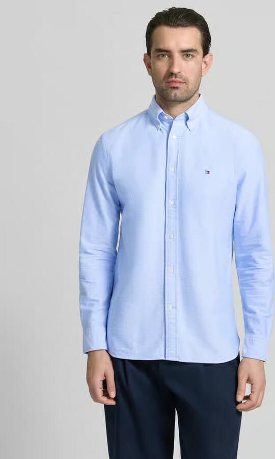 Tommy Hilfiger Regular fit vrijetijdsoverhemd van puur katoen - Foto 4