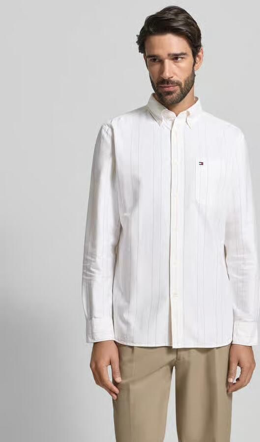 Tommy Hilfiger Regular fit vrijetijdsoverhemd van puur katoen - Foto 3
