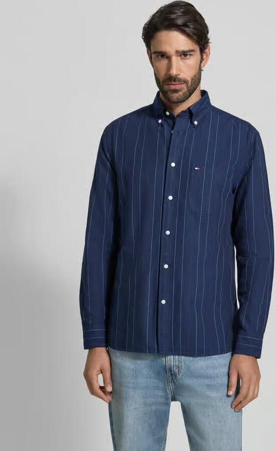 Tommy Hilfiger Regular fit vrijetijdsoverhemd van puur katoen - Foto 4