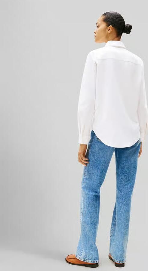 Tommy Hilfiger Overhemdblouse OXFORD RELAXED FIT SHIRT met blousekraag en borduursel - Foto 7