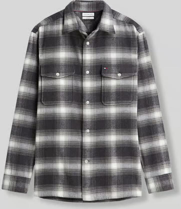 Tommy Hilfiger Regular fit vrijetijdsoverhemd van puur katoen