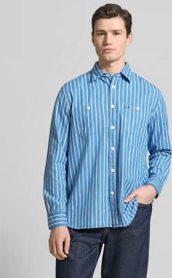 Tommy Hilfiger regular fit vrijetijdsoverhemd van puur katoen model 'CHAMBRAY' - Foto 2