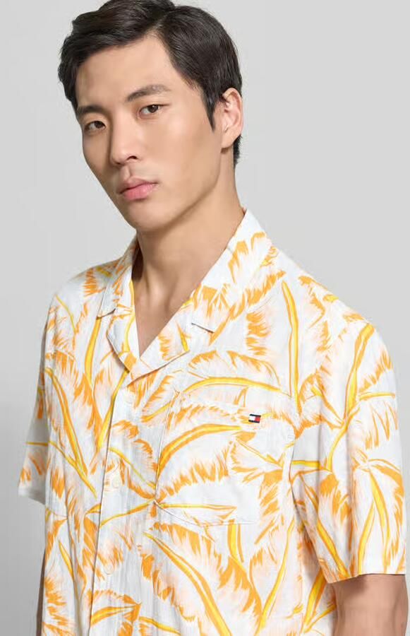 Tommy Hilfiger regular fit vrijetijdsoverhemd van puur katoen model 'WOVEN BOWLING'