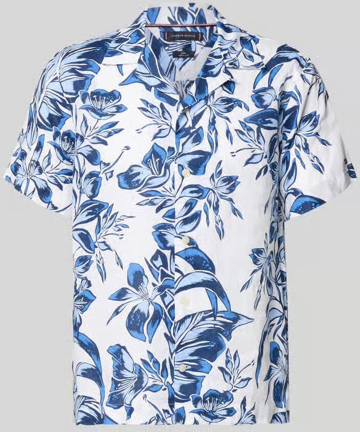 Tommy Hilfiger regular fit vrijetijdsoverhemd van puur linnen - Foto 2