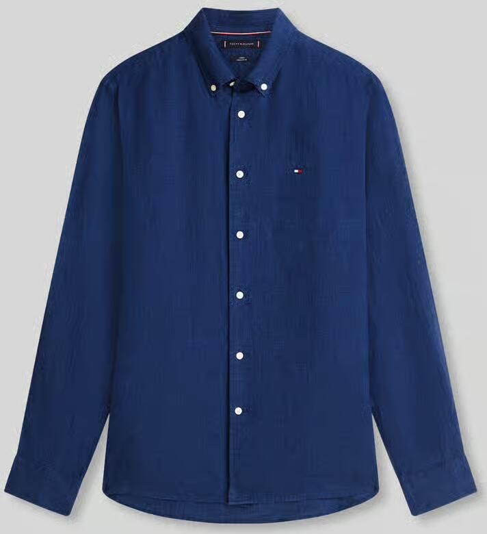 Tommy Hilfiger regular fit vrijetijdsoverhemd van puur linnen - Foto 2