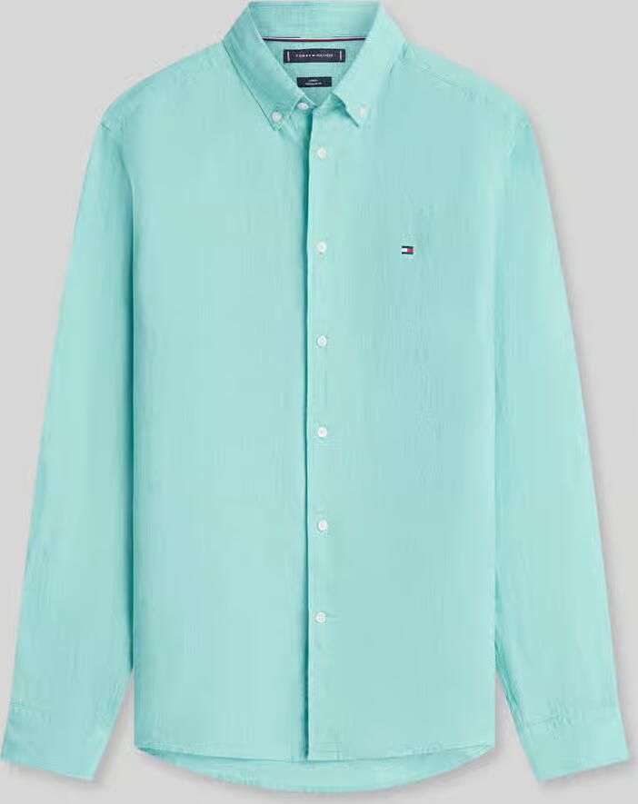 Tommy Hilfiger regular fit vrijetijdsoverhemd van puur linnen - Foto 2