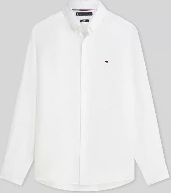 Tommy Hilfiger regular fit vrijetijdsoverhemd van puur linnen - Foto 2