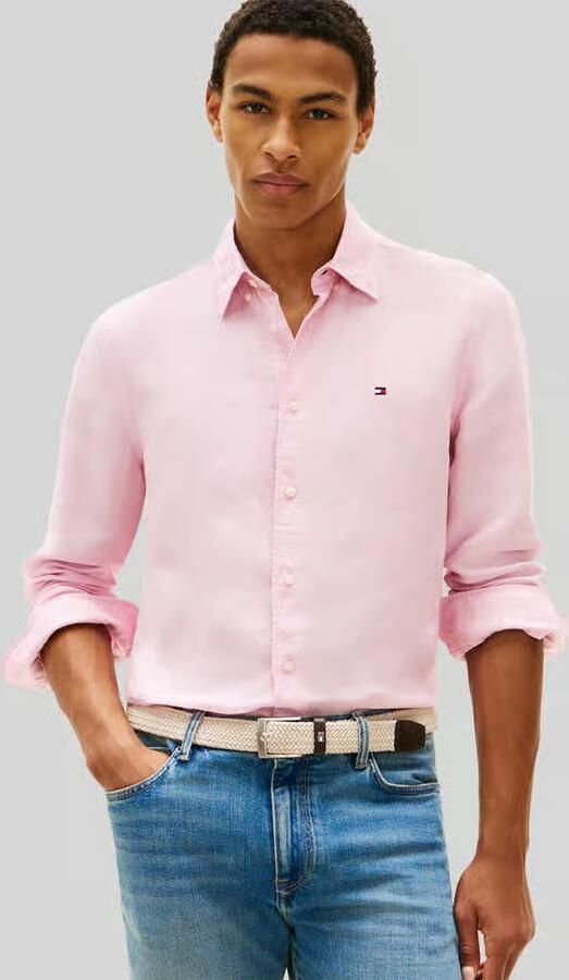 Tommy Hilfiger regular fit vrijetijdsoverhemd van puur linnen - Foto 3