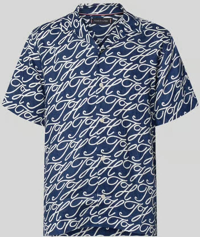 Tommy Hilfiger regular fit vrijetijdsoverhemd van puur linnen model 'LINEN CAMP COLLAR' - Foto 2