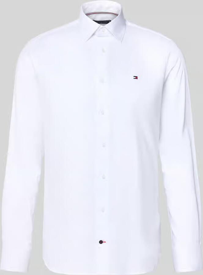 Tommy Hilfiger Regular fit zakelijk overhemd van puur katoen