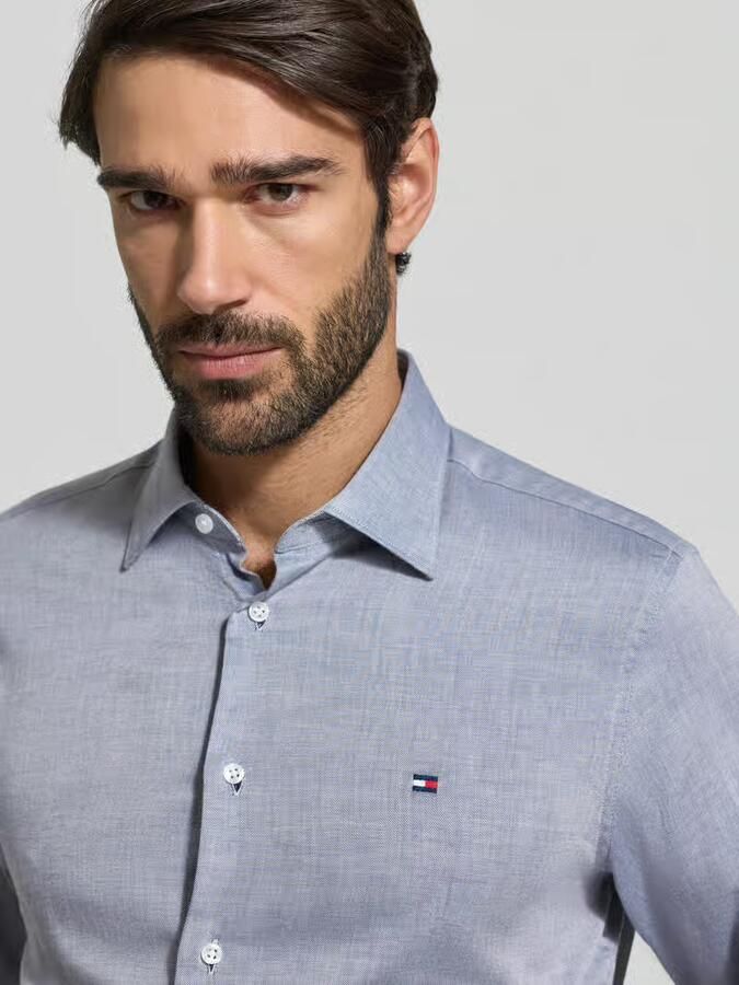 Tommy Hilfiger Regular fit zakelijk overhemd van puur katoen - Foto 2