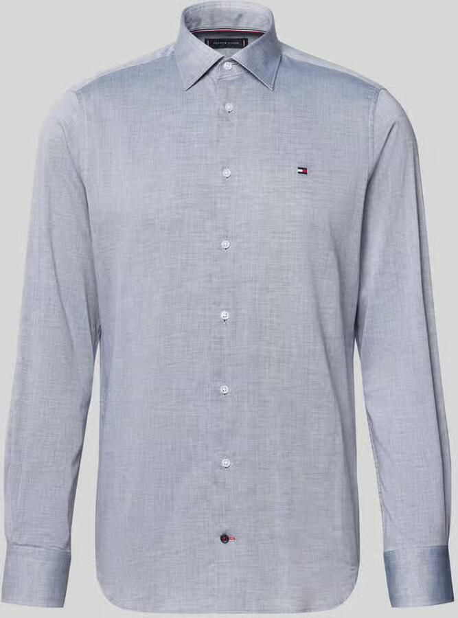 Tommy Hilfiger Regular fit zakelijk overhemd van puur katoen