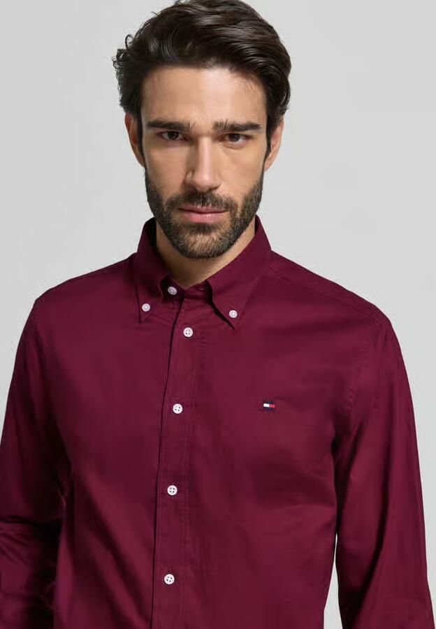Tommy Hilfiger Regular fit zakelijk overhemd van puur katoen - Foto 2