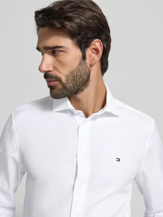 Tommy Hilfiger Regular fit zakelijk overhemd van puur katoen - Foto 2