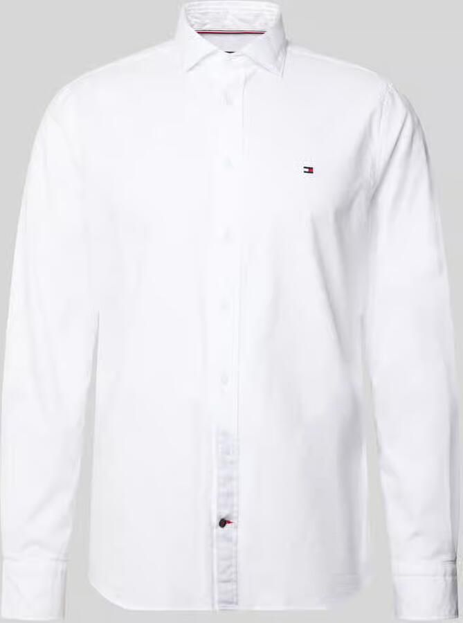 Tommy Hilfiger Regular fit zakelijk overhemd van puur katoen