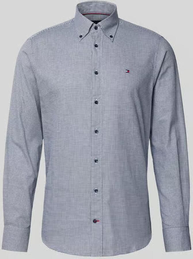 Tommy Hilfiger Regular fit zakelijk overhemd van puur katoen