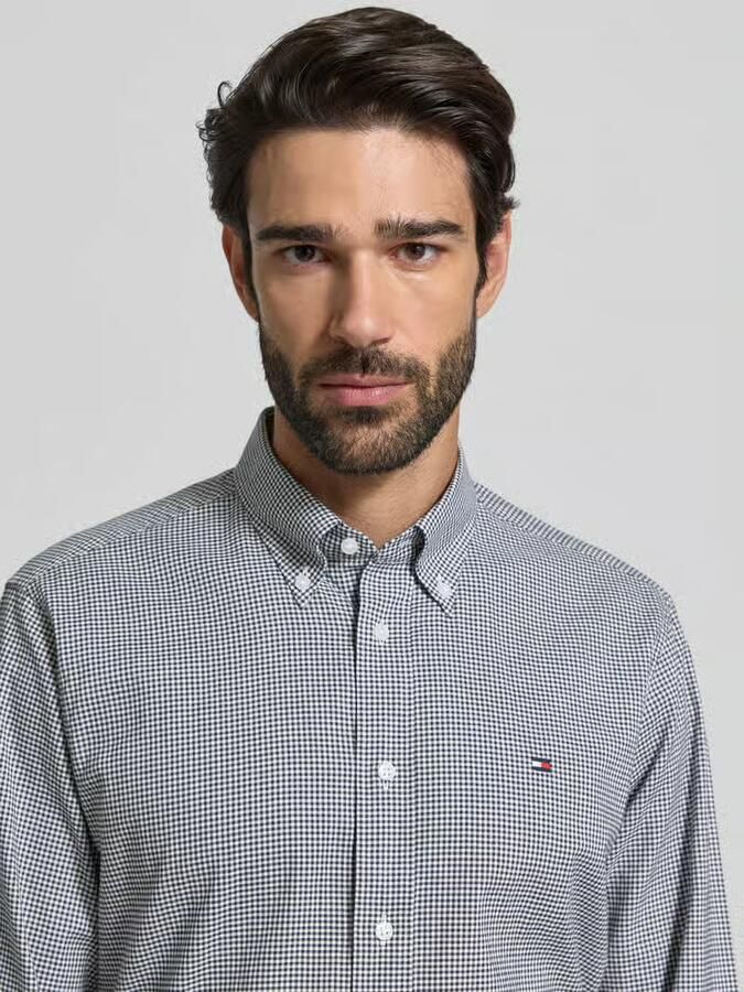 Tommy Hilfiger Regular fit zakelijk overhemd van puur katoen - Foto 2