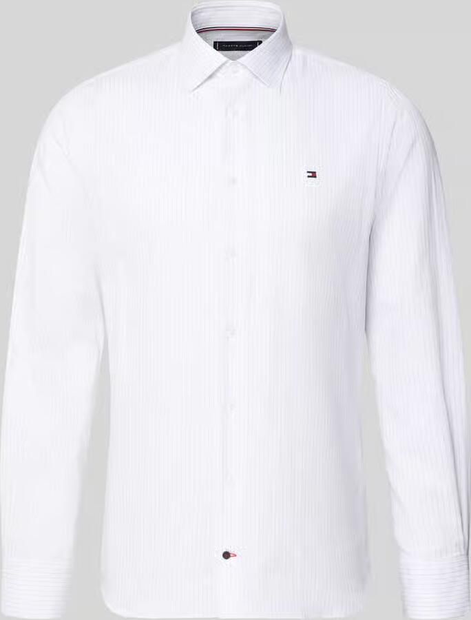 Tommy Hilfiger Regular fit zakelijk overhemd van puur katoen