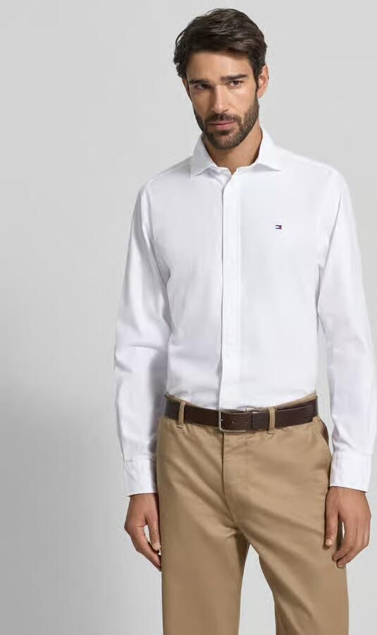 Tommy Hilfiger Regular fit zakelijk overhemd van puur katoen - Foto 2
