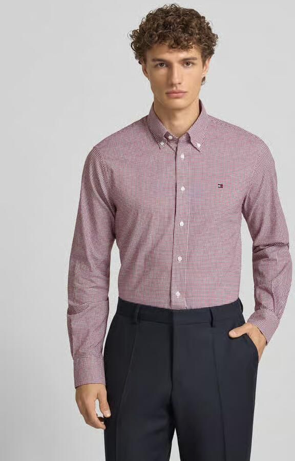 Tommy Hilfiger Regular fit zakelijk overhemd van puur katoen - Foto 3