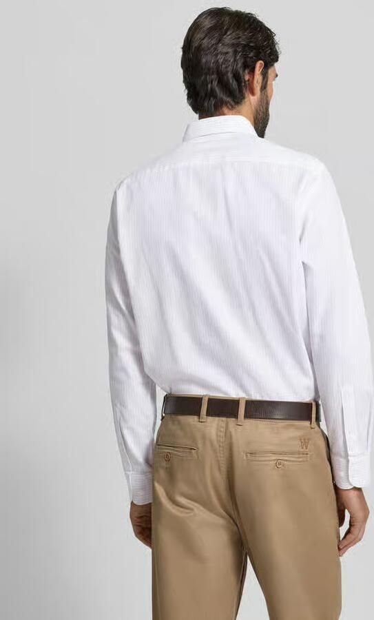 Tommy Hilfiger Regular fit zakelijk overhemd van puur katoen - Foto 4