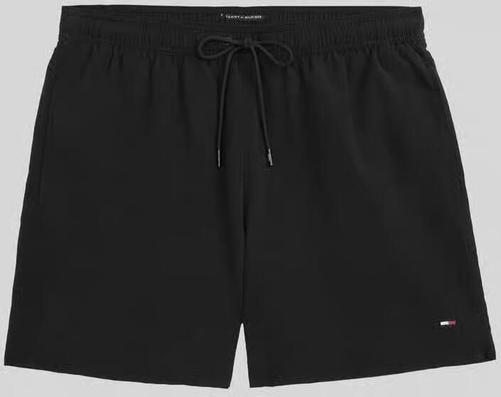 TOMMY HILFIGER Heren Zwembroeken Medium Drawstring Zwart - Foto 5