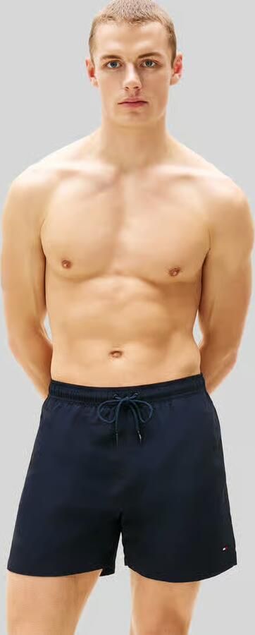 TOMMY HILFIGER Heren Zwembroeken Medium Drawstring Donkerblauw - Foto 8