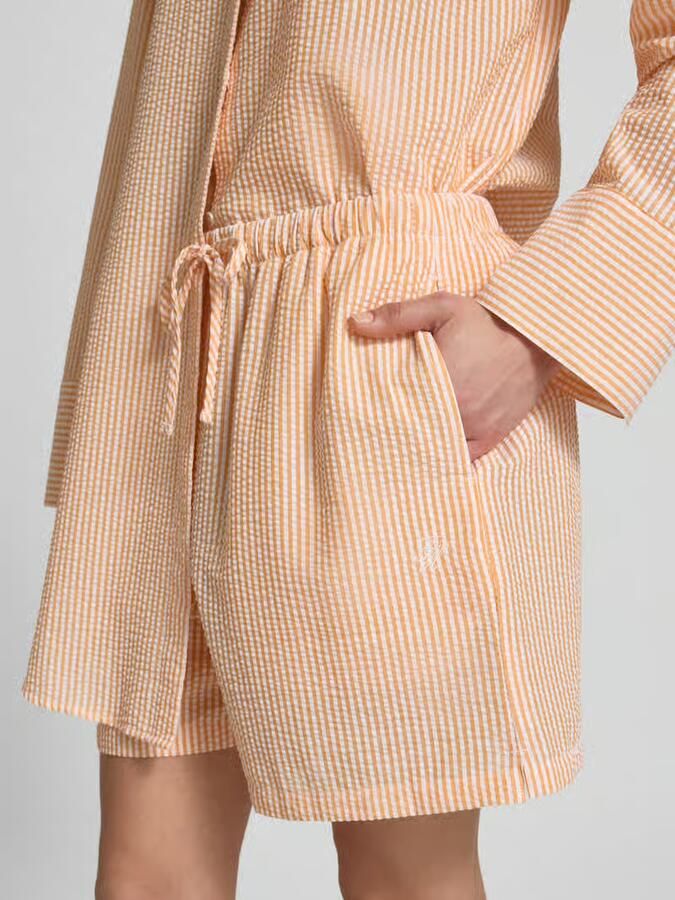 Tommy Hilfiger regular fit zwembroek met katoen van seersucker