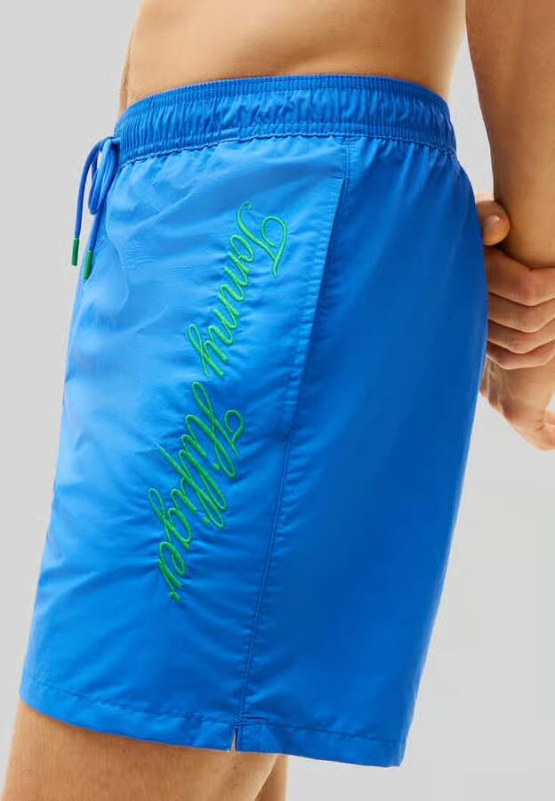 Tommy Hilfiger regular fit zwembroek met labelstitching