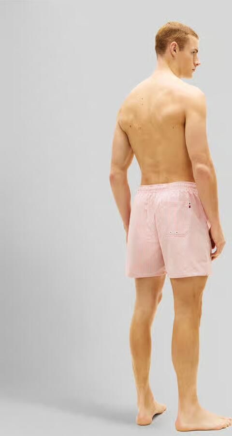 Tommy Hilfiger regular fit zwembroek met labelstitching