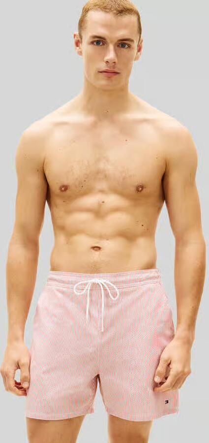 Tommy Hilfiger regular fit zwembroek met labelstitching - Foto 4