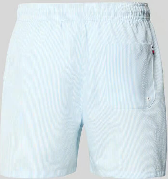 Tommy Hilfiger regular fit zwembroek met labelstitching