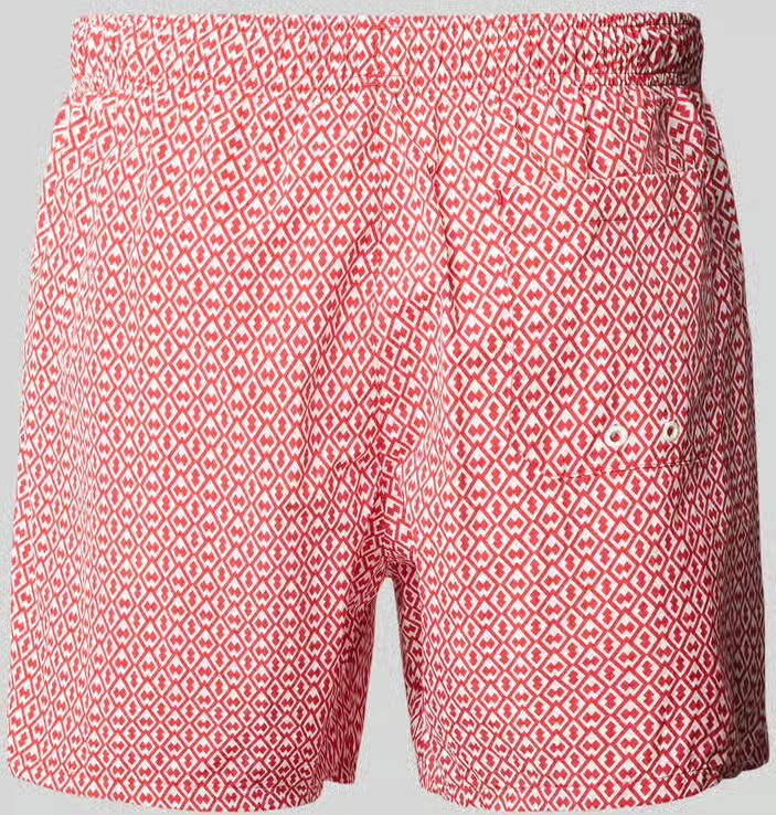 Tommy Hilfiger Regular fit zwembroek met tunnelkoord