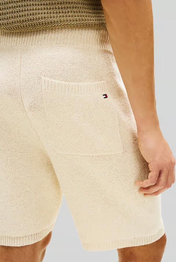 Tommy Hilfiger regular sweatshorts met tunnelkoord
