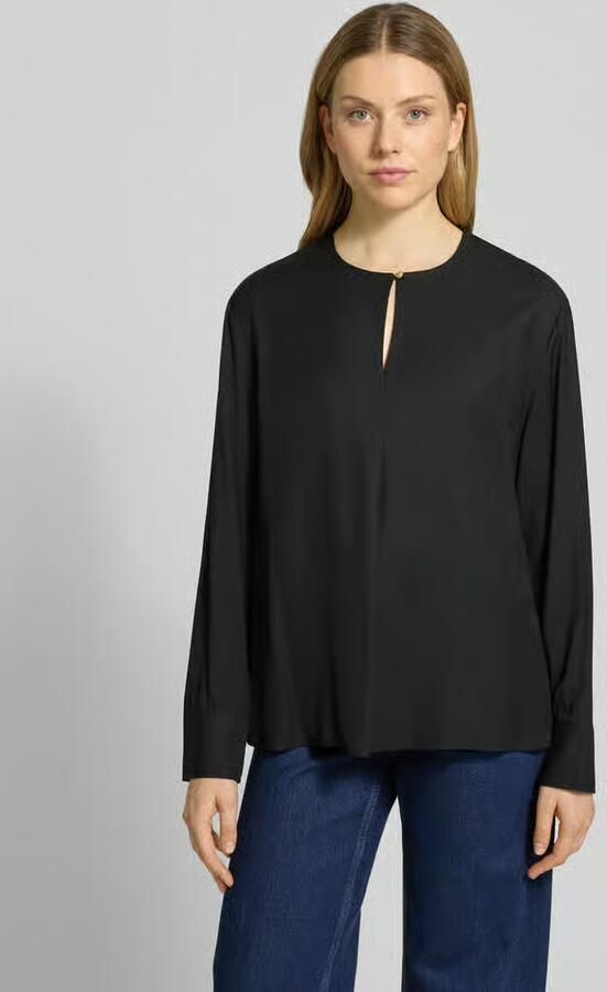 Tommy Hilfiger Relaxed fit blouse met lange mouwen van pure viscose - Foto 7