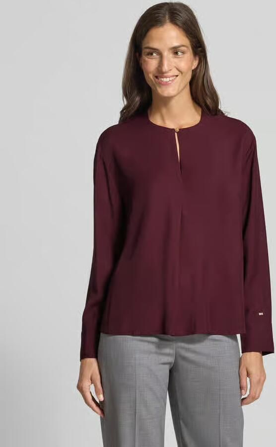 Tommy Hilfiger Relaxed fit blouse met lange mouwen van pure viscose - Foto 2