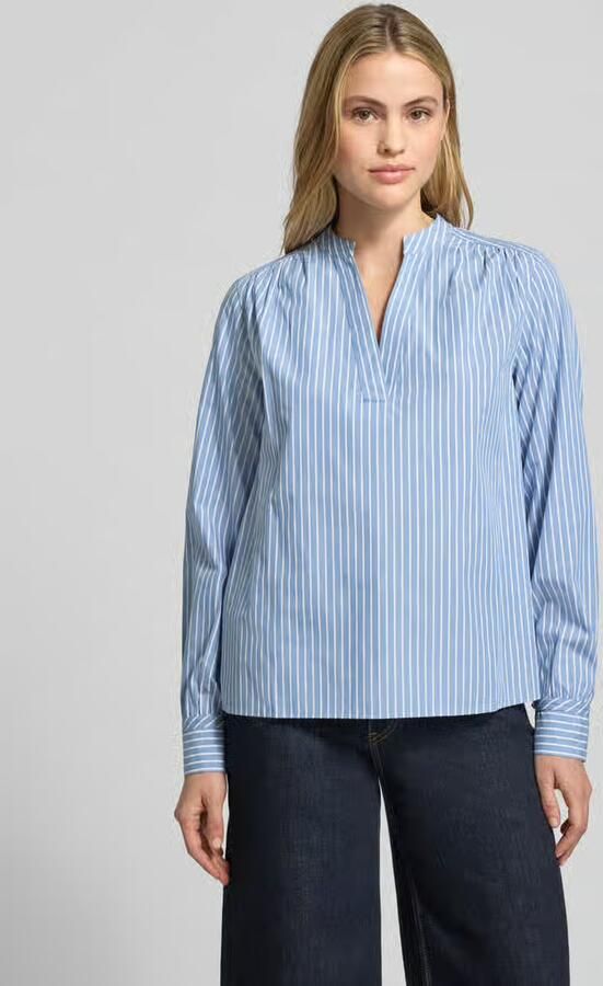 Tommy Hilfiger Relaxed fit Blouse met lange mouwen van puur katoen - Foto 2