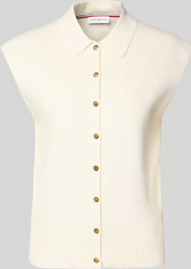 Tommy Hilfiger relaxed fit bodywarmer van katoenmix